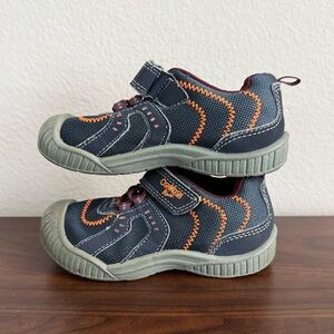 OshKosh B'gosh Kids Navy and Orange Sneakers